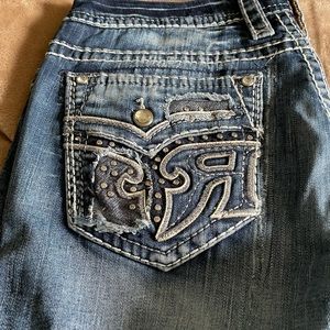 Like New Rock Revival Bootcut Jeans Size 34